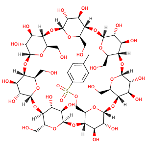 β-cyclodextrin monotosylate,CAS No. 67217-55-4.