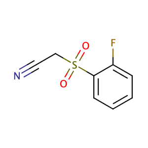(2-fluorobenzenesulfonyl)acetonitrile,CAS No. 59849-52-4.