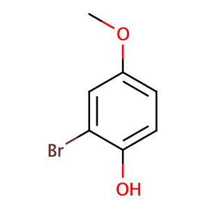 2-Bromo-4-methoxyphenol,CAS No. 17332-11-5.