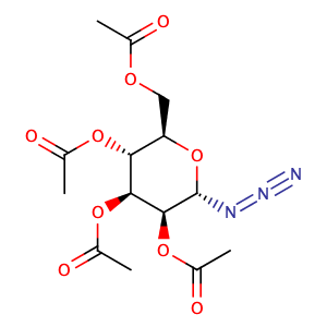 [(2R,3R,4S,5S,6S)-4,5-diacetoxy-2-(acetoxymethyl)-6-azidotetrahydropyran-3-yl]acetate,CAS No. 53784-29-5.