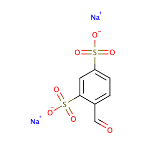 Sodium 4-formylbenzene-1,3-disulfonate,CAS No. 33513-44-9.