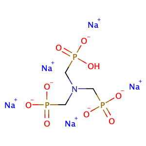 [Nitrilotris(methylene)]tris-phosphonic acid pentasodium salt,CAS No. 2235-43-0.