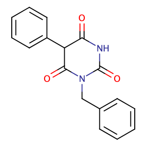 1-Benzyl-5-phenylpyrimidine-2,4,6(1H,3H,5H)-trione,CAS No. 72846-00-5.