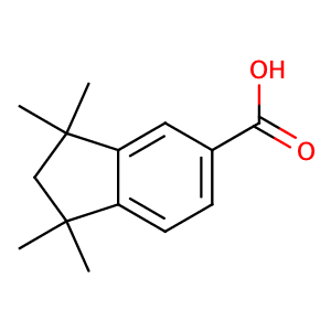 1H-Indene-5-carboxylic acid, 2,3-dihydro-1,1,3,3-tetramethyl-,CAS No. 100971-92-4.