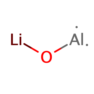 Aluminum lithium oxide(AlLiO),CAS No. 11089-89-7.