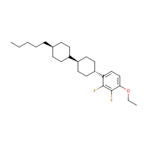 trans,trans-4\'-(4-Ethoxy-2,3-difluoro-phenyl)-4-pentyl-bicyclohexyl,CAS No. 124728-81-0.