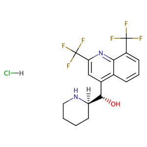 Mefloquine hydrochloride,CAS No. 51773-92-3.