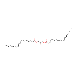 9,12-Octadecadienoicacid (9Z,12Z)-, 1,1'-(2-hydroxy-1,3-propanediyl) ester,CAS No. 15818-46-9.