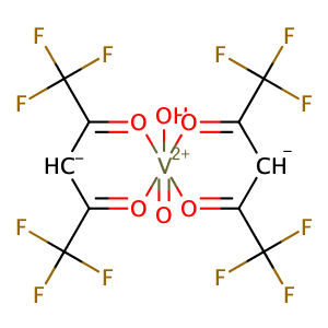 Vanadium,bis(1,1,1,5,5,5-hexafluoro-2,4-pentanedionato)oxo-, monohydrate (8CI),CAS No. 16755-92-3.