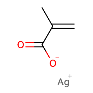 2-Propenoic acid,2-methyl-, silver(1+) salt (1:1),CAS No. 16631-02-0.