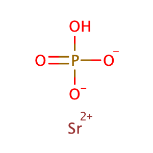 Strontium hydrogenphosphate,CAS No. 13450-99-2.