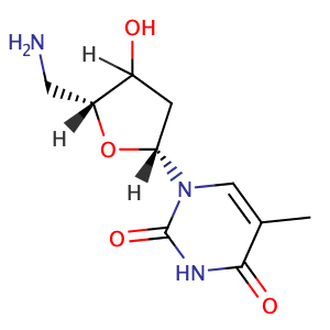 5'-Amino-5'-deoxythymidine,CAS No. 25152-20-9.