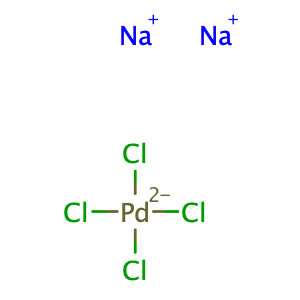 Disodium tetrachloropalladate,CAS No. 13820-53-6.
