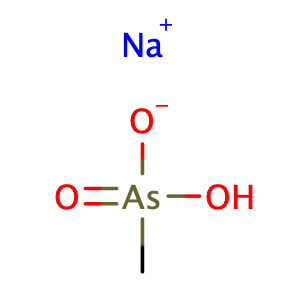 Sodium methylarsonate,CAS No. 2163-80-6.