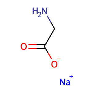 Glycine, monosodium salt,CAS No. 6000-44-8.