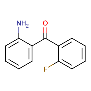 (2-Aminophenyl)(2-fluorophenyl)methanone,CAS No. 1581-13-1.