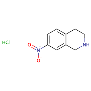 7-Nitro-1,2,3,4-tetrahydroisoquinoline hydrochloride,CAS No. 99365-69-2.
