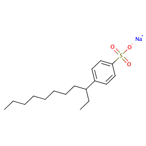 Sodium (C10-16)alkylbenzenesulfonate,CAS No. 68081-81-2.