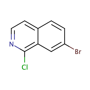 7-Bromo-1-chloroisoquinoline,CAS No. 215453-51-3.