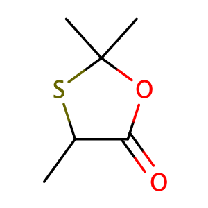 2,2,4-Trimethyl-1,3-oxathiolan-5-one,CAS No. 60822-65-3.