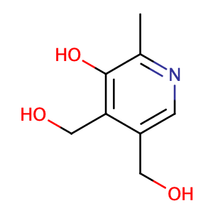 3-Hydroxy-4,5-bis(hydroxymethyl)-2-methylpyridine,CAS No. 65-23-6.