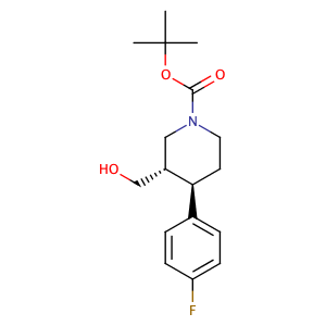 (3S,4R)-1-Boc-3-hydroxymethyl-4-(4-fluorophenyl)-piperidine,CAS No. 200572-33-4.