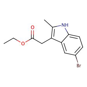 1H-Indole-3-acetic acid, 5-bromo-2-methyl-, ethyl ester,CAS No. 72016-68-3.