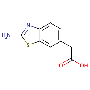 2-aminobenzothiazole-6-acetic acid,CAS No. 30132-15-1.