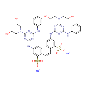 Fluorescent Brightener 28,CAS No. 4193-55-9.