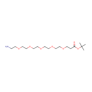 18-amino-4,7,10,13,16-Pentaoxaoctadecanoic acid, 1,1-dimethylethyl ester ,CAS No. 1446282-18-3.