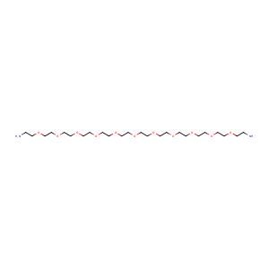 3,6,9,12,15,18,21,24,27,30,33-Undecaoxapentatriaco ntane-1,35-diamine,CAS No. 479200-82-3.