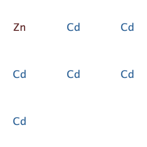 Cadmium, compd. with zinc (6:1),CAS No. 647831-90-1.