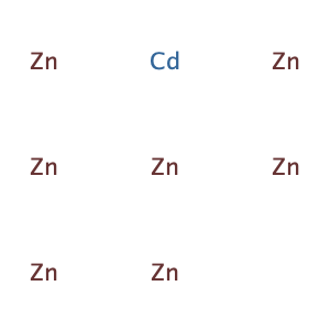 Cadmium, compd. with zinc (1:7),CAS No. 647831-91-2.