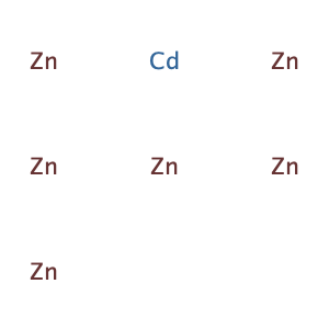 Cadmium, compd. with zinc (1:6),CAS No. 647831-84-3.