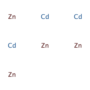 Cadmium, compd. with zinc (3:4),CAS No. 647831-87-6.