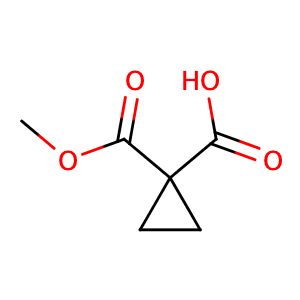 1,1-Cyclopropanedicarboxylic acid monomethyl ester,CAS No. 113020-21-6.