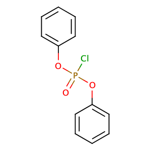 phosphorochloridic acid diphenyl ester,CAS No. 2524-64-3.