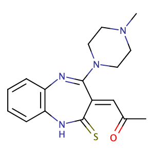 (1Z)-1-[4,5-dihydro-2-(4-methyl-1-piperazinyl)-4-thioxo-3H-1,5-benzodiazepin-3-ylidene]-2-Propanone,CAS No. 1017241-36-9.