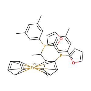 (2S)-1-[(1S)-1-[bis(3,5-dimethylphenyl)phosphino]ethyl]-2-(di-2-furanylphosphino)-Ferrocene,CAS No. 649559-66-0.