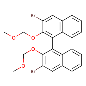 (1R)-3,3'-dibromo-2,2'-bis(methoxymethoxy)-1,1'-Binaphthalene,CAS No. 211734-49-5.