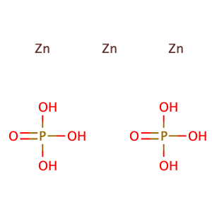 Phosphoric acid, zinc salt (2:3),CAS No. 13847-22-8.