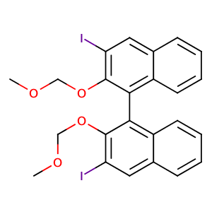(1R)-3,3'-diiodo-2,2'-bis(methoxymethoxy)-1,1'-Binaphthalene,CAS No. 189518-78-3.