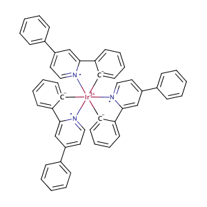 tris[2-(4-phenyl-2-pyridinyl-κN)phenyl-κC]-Iridium,CAS No. 459133-57-4.