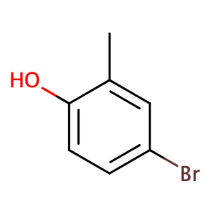 4-Bromo-2-methylphenol,CAS No. 2362-12-1.