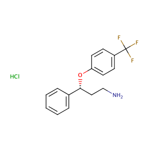 (γR)-γ-[4-(trifluoromethyl)phenoxy]-Benzenepropanamine, hydrochloride (1:1) ,CAS No. 138614-32-1.