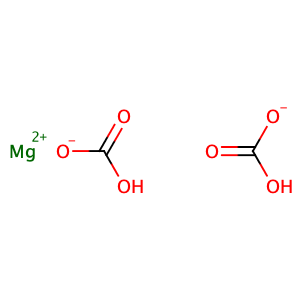 Magnesium bicarbonate,CAS No. 2090-64-4.