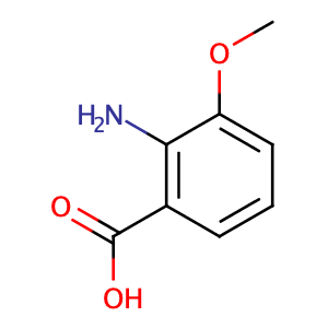 2-Amino-3-methoxybenzoic acid,CAS No. 3177-80-8.