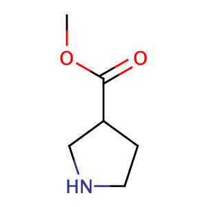 Methyl 3-pyrrolidinecarboxylate,CAS No. 98548-90-4.