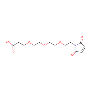 Maleimido-Tri(EthyleneGlycol)-PropionicAcid,CAS No. 518044-40-1.