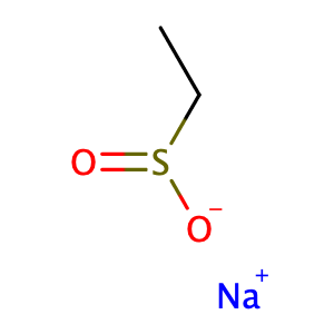 Ethanesulfinic acid sodium salt,CAS No. 20035-08-9.